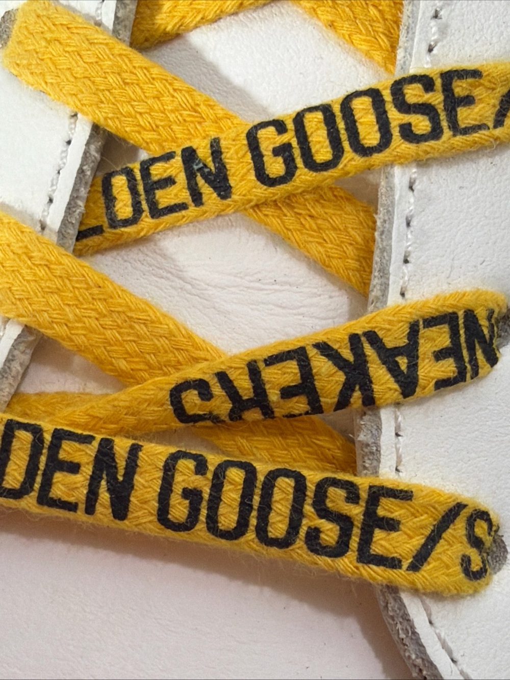 Golden Goose HI STAR WHITE BLUE YELLOW SNEAKERS EUR 40 US 7 Mens 9 Womens NIB - Picture 11 of 16